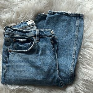 Abercrombie high rise dad jean size 26